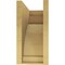Ekena Millwork 10"W x 20"D x 20"H Classic Rivera Rough Cedar Woodgrain TimberThane Corbel, Primed Tan CORUR10X20X20RIVRCPR - alternate 6